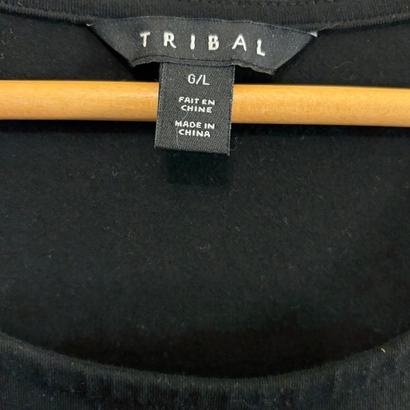 Tribal Black Sleeveless Sheath Midi Dress for Work - Picture 3 of 4